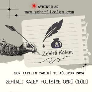 2024 Zehirli Kalem Ödüllü Polisiye Öykü Yarışması 