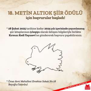 18. Metin Altıok Şiir Ödülü 